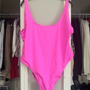 SKIMS Pink swimsuit One Piece
